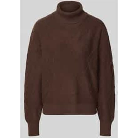 Gebreide pullover met ribboorden, model 'Saturn'