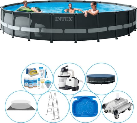 Ultra XTR Frame Rond 610x122 cm - Zwembad Bundel