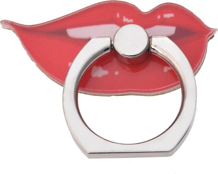 Melady Telefoon ring Lippen Rood Metaal