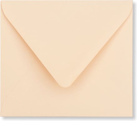 Envelop 12,5 x 14 Abrikoos, 60 stuks