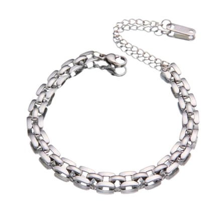 Armband-Solea-RVS-zilverkleurig-17+5cm-Charme Bijoux