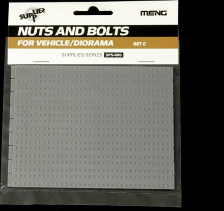 Meng Model Modelbouwdecoratie - SPS008 Nuts and Bolts Set C Accessoires set