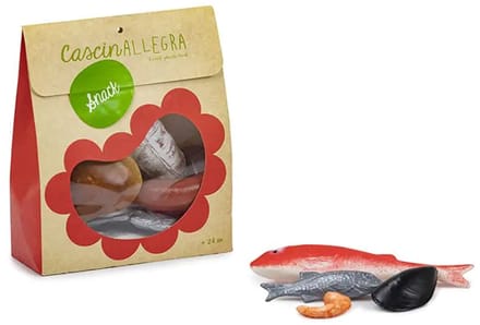 EurekaKids speelgoed set vlees en vis - educatief rollenspel speelgoed.
