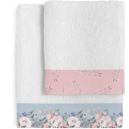 Set van 2 handdoeken Soft bouquet | Happy Friday