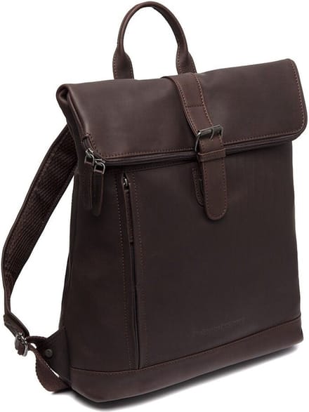 Chesterfield Larsson Waxed Pull Up Laptoprugzak - 15 inch - Bruin