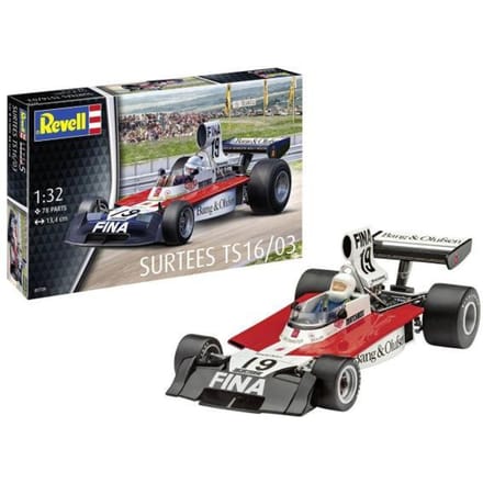 Revell Modelbouwpakket Militaire voertuigen - 07739 Surtees TS16/03 - Britse Formule 1 auto Plastic - 1:32 - Modelbouw