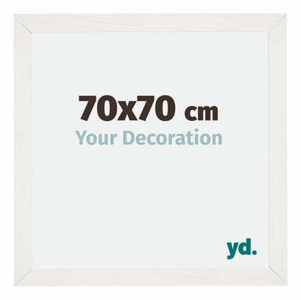 Your Decoration - Fotolijst 70x70 cm - MDF - Wit Geveegd - Mura