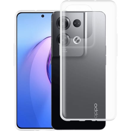 Just in Case OPPO Reno8 Pro TPU Hoesje Transparant