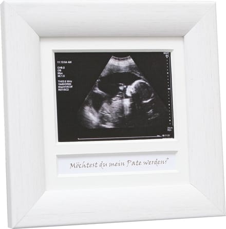 Deknudt Frames echofotolijst - wit - foto 5,5x7,5 cm met tekstvak - DE