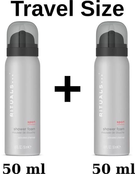 Rituals Sport - 2 X Shower Foam Travel Size a 50 ml = 100 ml