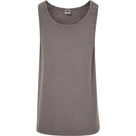 Urban Classics - Heavy Oversized Acid Wash Tanktop - L - Grijs