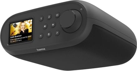 Hama Digitale radio "DIR400", DAB+/internetradio/Bluetooth® RX/app, zwart
