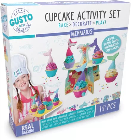 Gusto - Mermaids cupcake activity set