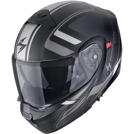 Scorpion Exo-930 Evo Ardens Matt Black-Silver - Systeemhelm - Maat S - Motorhelm - ECE 22-06 gekeurd