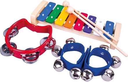 Bino Muziekset Junior Hout 5-delig