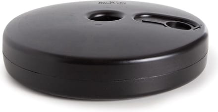 Perel Universele (na)vulbare voet voor afzetpaal, rond 30 cm, zwart