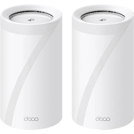 TP-Link Deco BE85 BE19000 Tri-Band Whole Home Mesh (2-Pack) - Mesh router 802.11a/b/g/n/ac/ax/be (Wi-Fi 7)