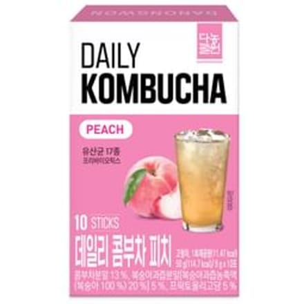 Daily Kombucha - 9 Types 2026 Version - Peach