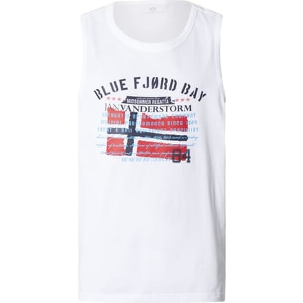 Jan Vanderstorm herren Tanktop - 64/66 - wit - Plus Size