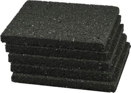 Rubber tegeldrager 200x100x20mm - per 32 stuks