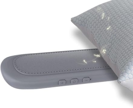 Onderkussen Luidspreker - Mini Dunne Speaker - Rustgevende Slaap - Draadloze Beenleiding - 2 x 4 x 2 cm - Wit