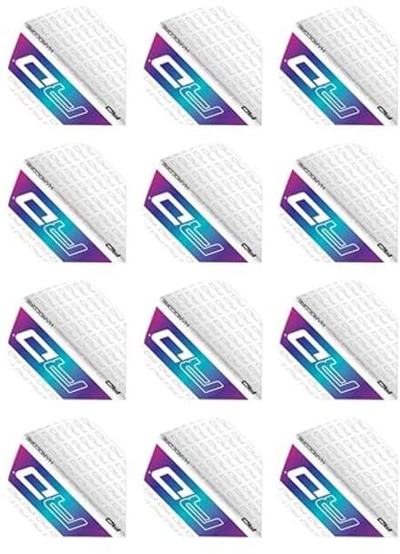 Hardcore XT RD Logo Rainbow Dart Flights - 12 Stuks