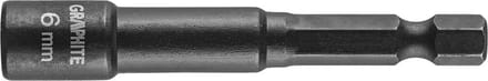 Magnetische dopsleutel bit - 6mm - 1/4" - S2 staal