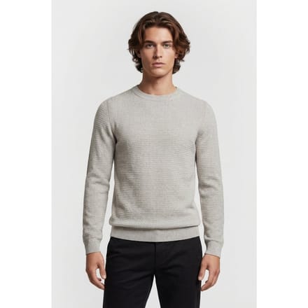 Dstrezzed Kostas Crewneck Ghost Grey Größe: L | Pullover Outlet | Herren | Grau