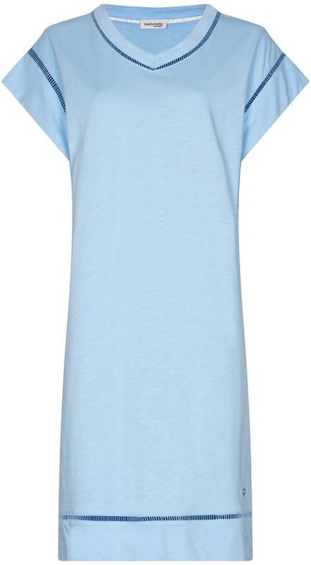 Pastunette Premium - Nachthemd - Skyway - Katoen - Blauw - Maat 40