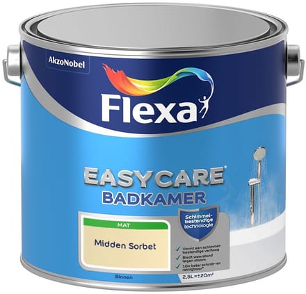 Flexa - Easycare Badkamer - Midden Sorbet - Mengverf - 2,5 L