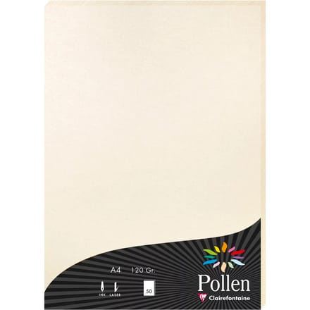 Clairefontaine 3329680243031, Kunstpapier, 120 g/m², 50 vel