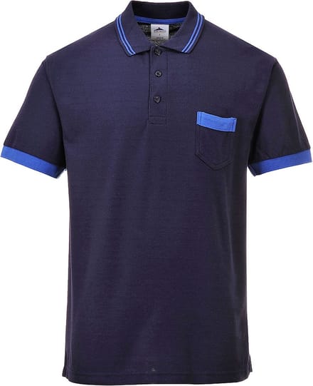 TX20 - Portwest Texo Contrast Poloshirt Marine | S