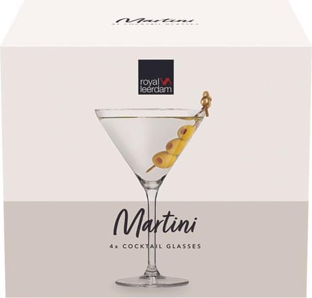Royal Leerdam - Martini glazen - 21cl - 4 stuks