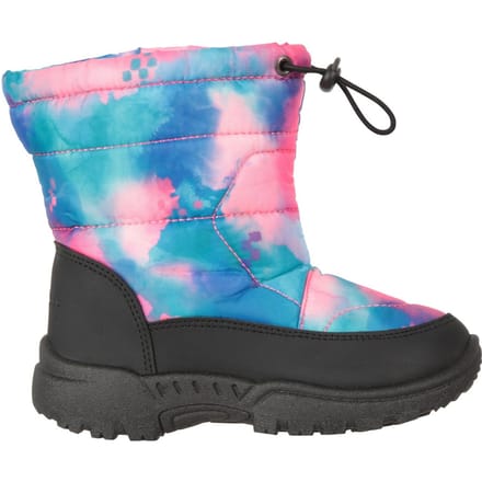 Mountain Warehouse Toddler Caribou Adaptive Tie Dye Snow Boots (Lichtroze)