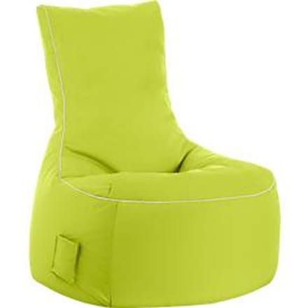 Zitzak swing scuba®, 100% polyester, wasbaar, B 650 x D 900 x H 950 mm, groen