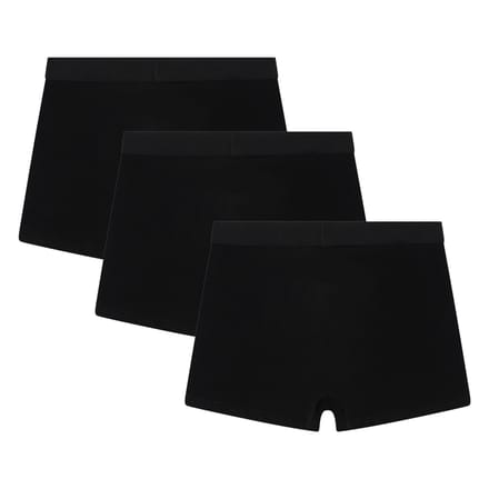3-Pack Jongens Boxers Zwart Zachte Ademende Ondergoed