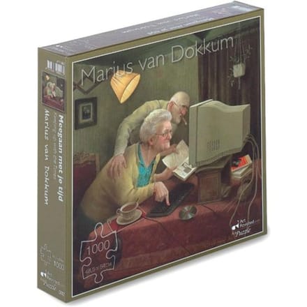 Marius Van Dokkum - Meegaan Met Je Tijd- Puzzel 1000 Stukjes