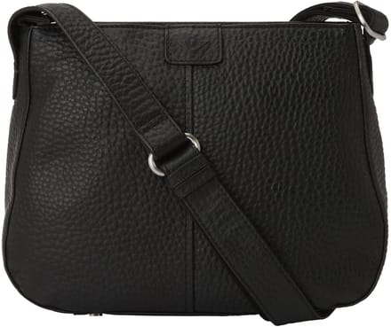 Voi Hirsch Crossbody tas Leder 28 cm - Dames - schwarz