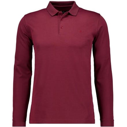 Ragman Polo Soft Knit Modern Fit Easy Care Rood / male