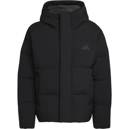 Adidas Sportswear Helionic Down Puffer Jack Met Capuchon - Heren - Zwart
