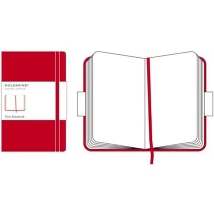 Moleskine Classic Notitieboek - Large - Hardcover - Blanco - Rood