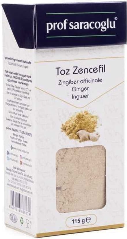 Prof Saracoglu Gemberpoeder (Zingiber officinale) - 115 g