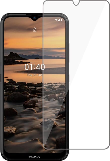 Screenprotector geschikt voor Nokia 1.4 - Glas Screen Protector