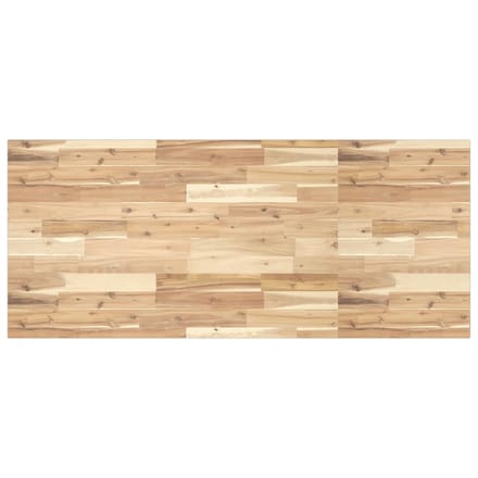 vidaXL - Bureaublad - 140x60x2 - cm - onbehandeld - massief - acaciahout