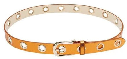 Riem - oranje - gaatjes - 80