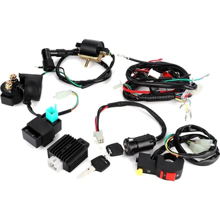 Complete Kick Start Motor Kabelboom Kit voor 110cc Crossmotor Gemodificeerde Onderdelen