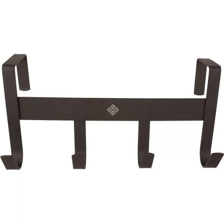 Grooming Deluxe - Bridle Rack metal with 4 hooks matt black