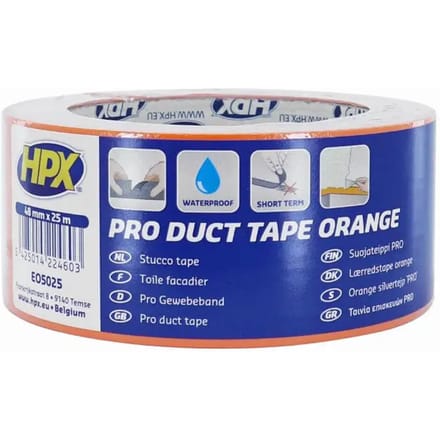 Universele reparatietape - oranje 50mm x 25m