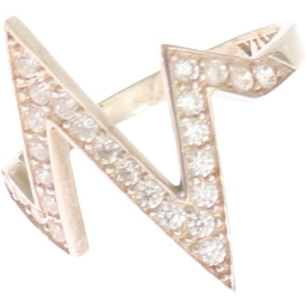 Nialaya Zilveren Authentieke Dames Heldere Ring