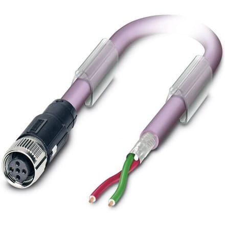 Phoenix Contact 1518067 Sensor/actuator dataconnector, geassembleerd M12 Aantal polen (sensoren): 2 Bus, recht 2.00 m 1 stuk(s)